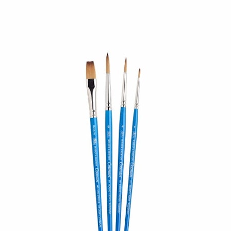 Akvarellpenslar-set om 4st-Winsor & Newton