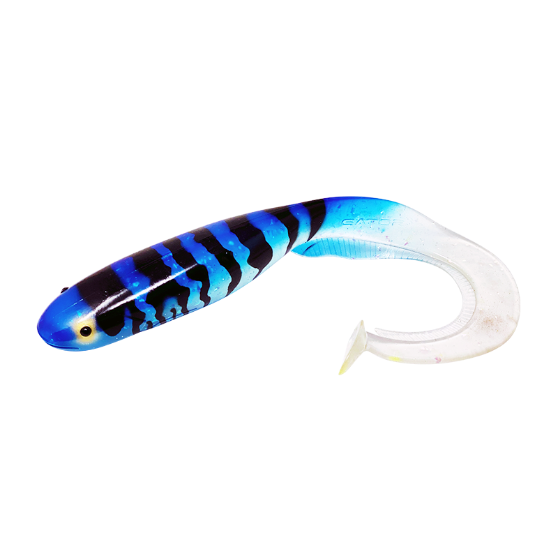 Gator Catfish BlueSilverGlitter UV 25cm