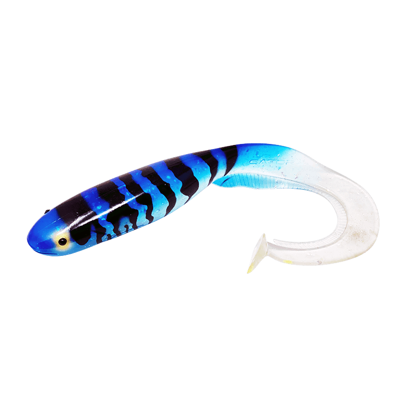 Gator Catfish BlueSilverGlitter UV 25cm