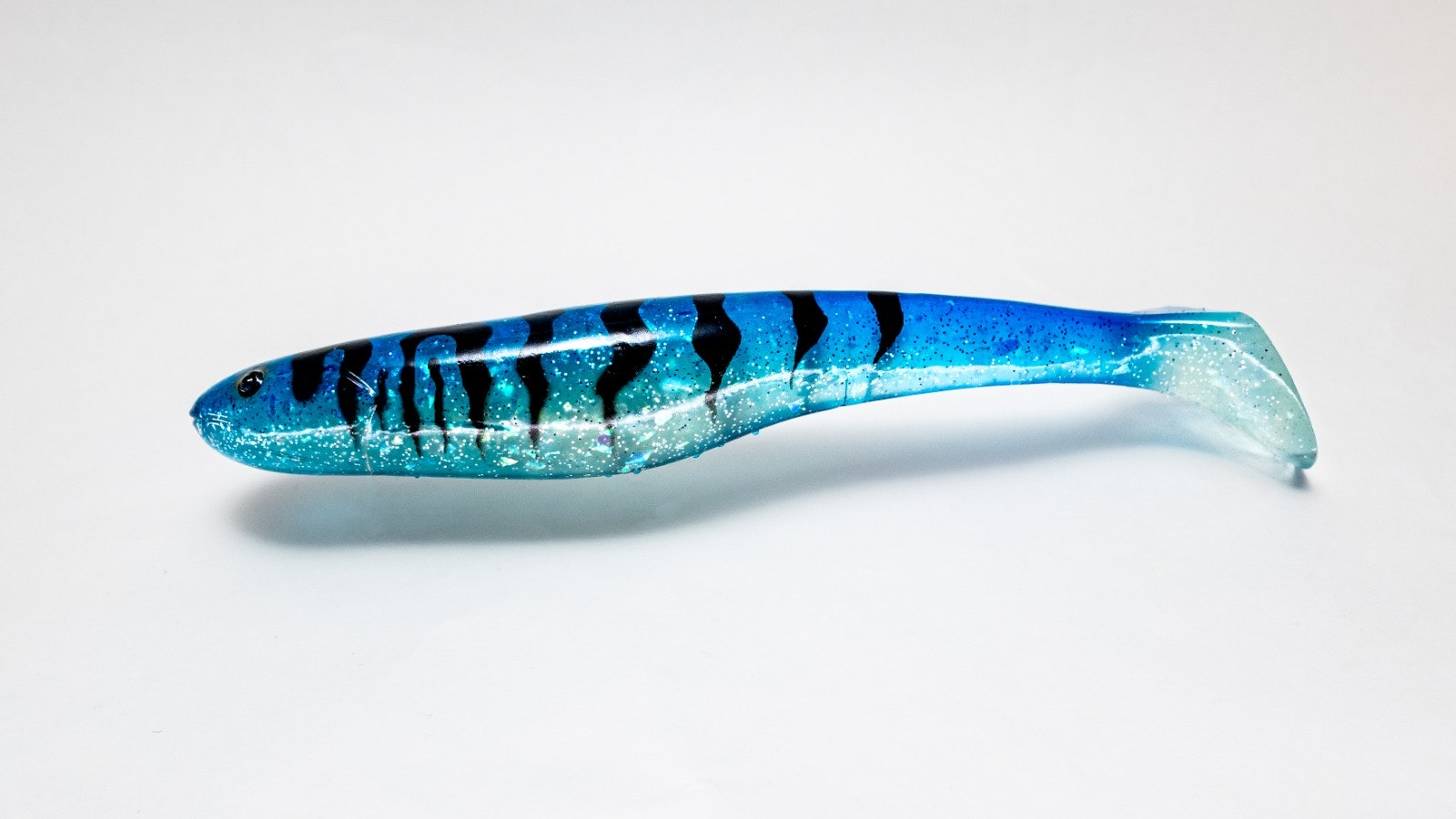 Gator Catfish Paddle BlueSilverGlitter UV 22cm