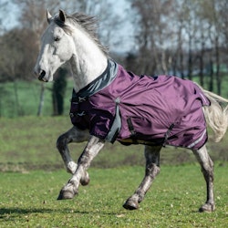 HKM turnout rug Liberty  1200D 100 g Winered/Grey
