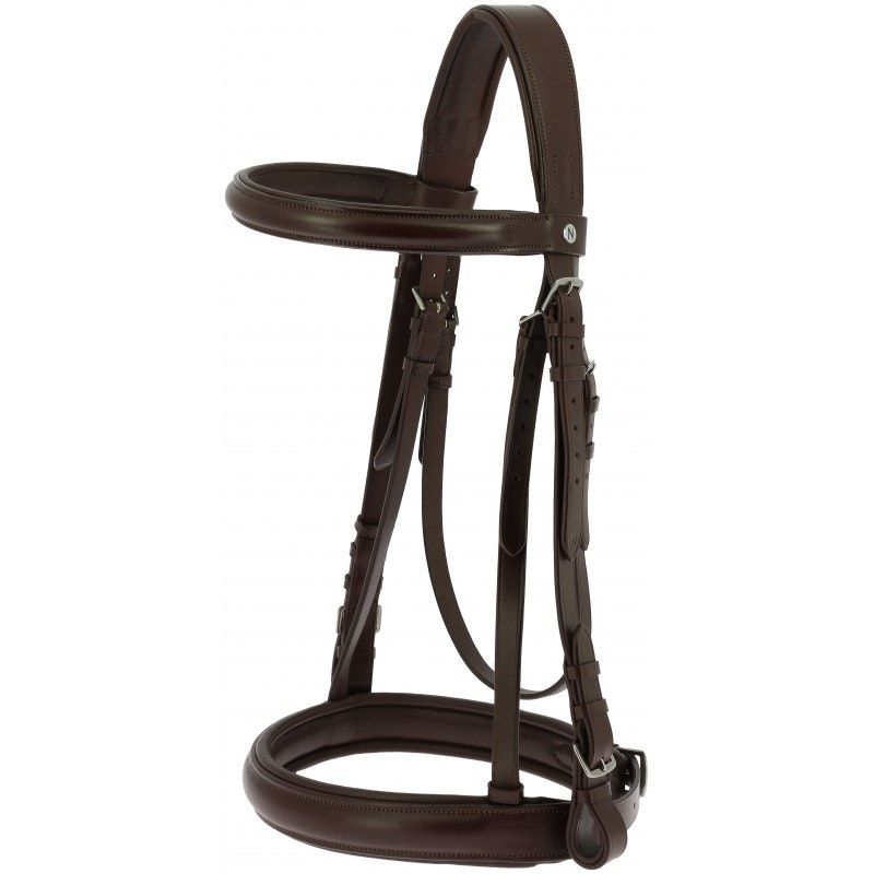 Norton Percheron Bridle  And Flat Rein Straps Havana
