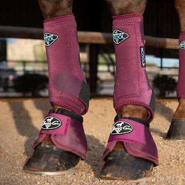 Ballistic Overreach Bell Boots Wine Medium