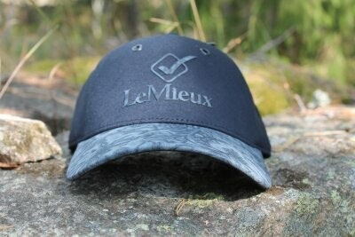 Le Mieux Floral Baseball Cap Carbon Navy