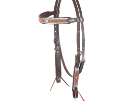 Cashel beaded browband headstall