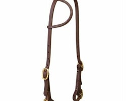 Weaver Working Tack Sliding Ear Headstall with Buckle Bit