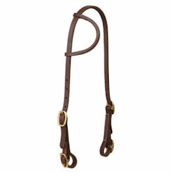 Weaver Working Tack Sliding Ear Headstall with Buckle Bit
