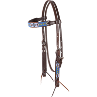 Cashel beaded browband headstall
