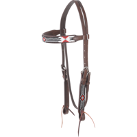 Cashel beaded browband headstall