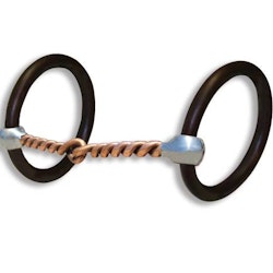Bob Avila Copper Twist Ring Snaffle