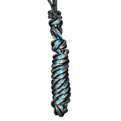 Professionals Choice rope halter Black Turquoise