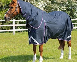 Premier Equine Buster 70g Turnout Rug with Classic Neck Cover Navy B
