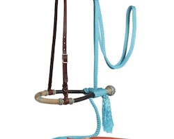 Professional´s Choice Bosal/Mecate Set Turquoise 7/16" Cord Mecate