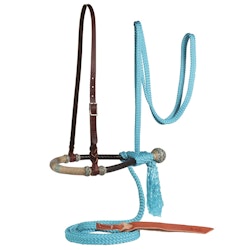 Professional´s Choice Bosal/Mecate Set Turquoise 7/16" Cord Mecate