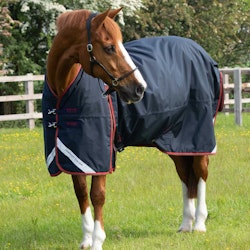 Premier Equine Buster 150g Turnout Rug with Classic Neck Cover Navy B