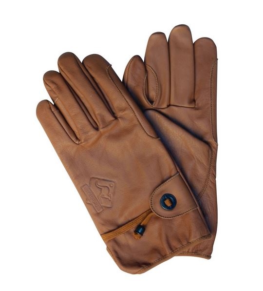 Scippis gloves brown 100% leather