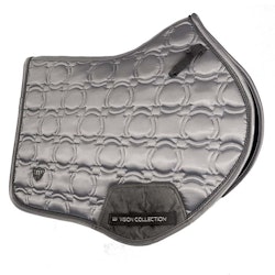 Woof Wear  Vision Close Contact Saddle Pad  Brushed Steel