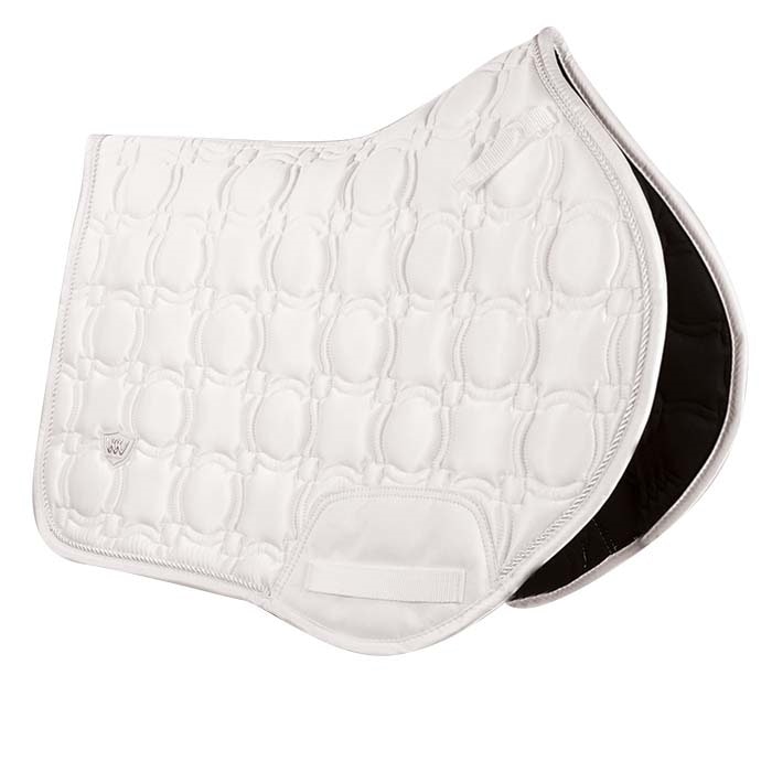 Woof Wear  Vision Close Contact Saddle Pad  White