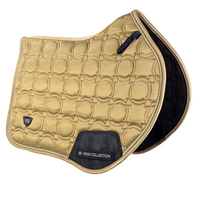 Woof Wear  Vision Close Contact Saddle Pad  Champagne