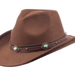 Scippis cowboy hat Rockwell brown, 100% polyester