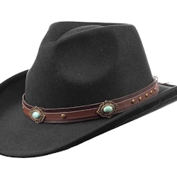Scippis cowboy hat Rockwell black, 100% polyester