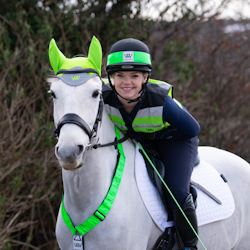 Woof Wear Hi Vis  Fly Veil Hut  Lime