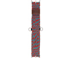 Weaver 100% mohair 27-strand cinch straight Red/Turquoise B