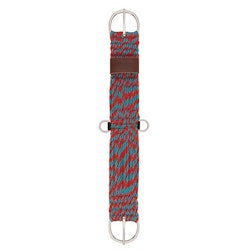 Weaver 100% mohair 27-strand cinch straight Red/Turquoise B