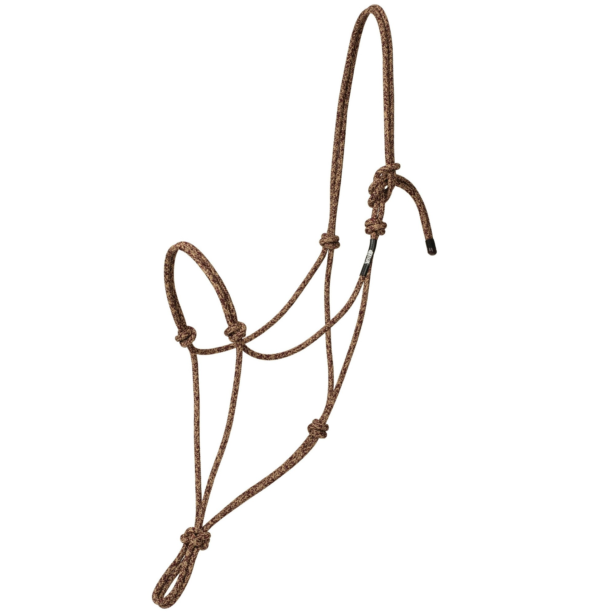 Silvertip Rope Halter Big Sky Burgundy/Tan