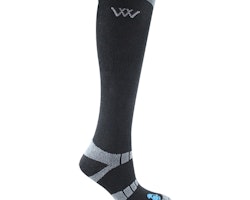 Woof Wear Long Bamboo Waffle Socks Black 2-pack