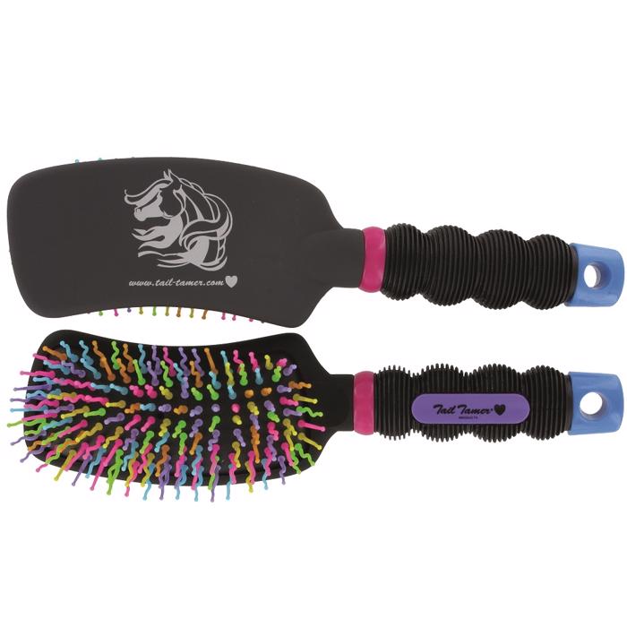 Professional´s Choice Tail Tamer Curved Handle Rainbow Brush