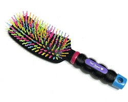 Professional´s Choice Tail Tamer Curved Handle Rainbow Brush
