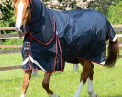 Premier Equine Buster 250g Turnout Rug with Classic Neck Cover Navy B