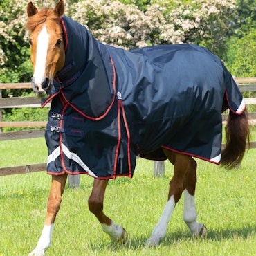 Premier Equine Buster 250g Turnout Rug with Classic Neck Cover Navy B