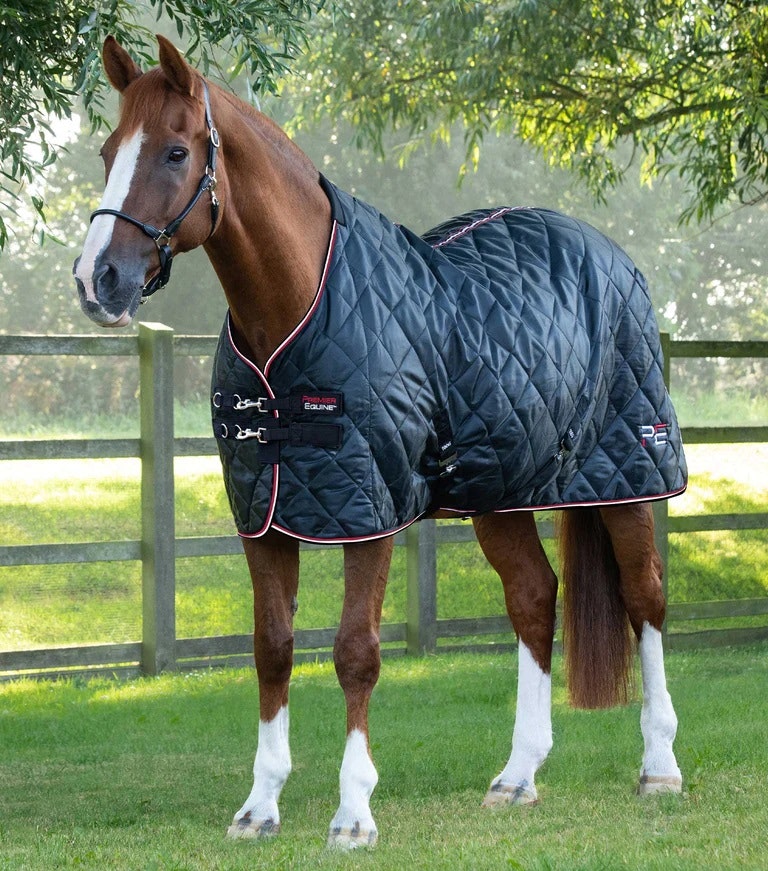 Premier Equine Tuscan Stable Rug 100 g Black