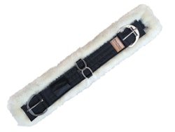 Western Imports lambskin belt with roller buckle