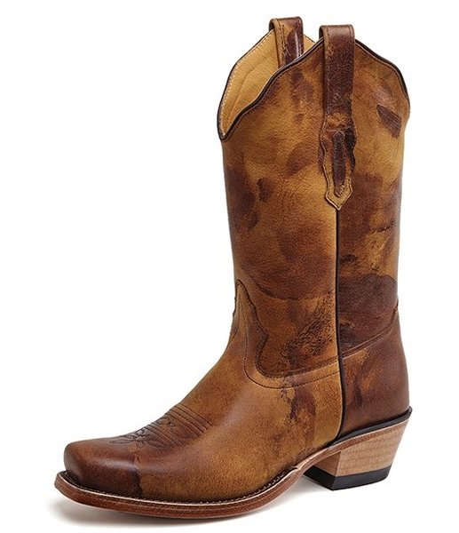 Old West Brown Cowboy Boot Antiqua B
