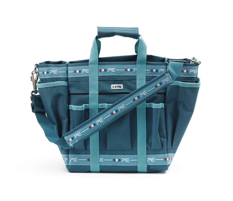 Premier Equine Grooming Kit Bag Blue and Peacock