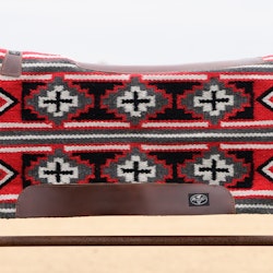 ProfChoice Fuse Navajo Top Steam-Pressed Westernpad Black Crimson B