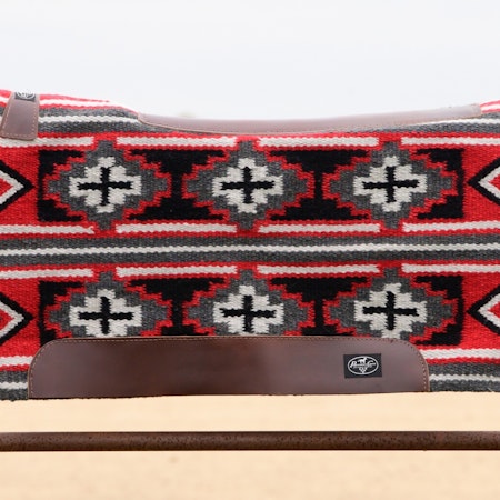 ProfChoice Fuse Navajo Top Steam-Pressed Westernpad Black Crimson