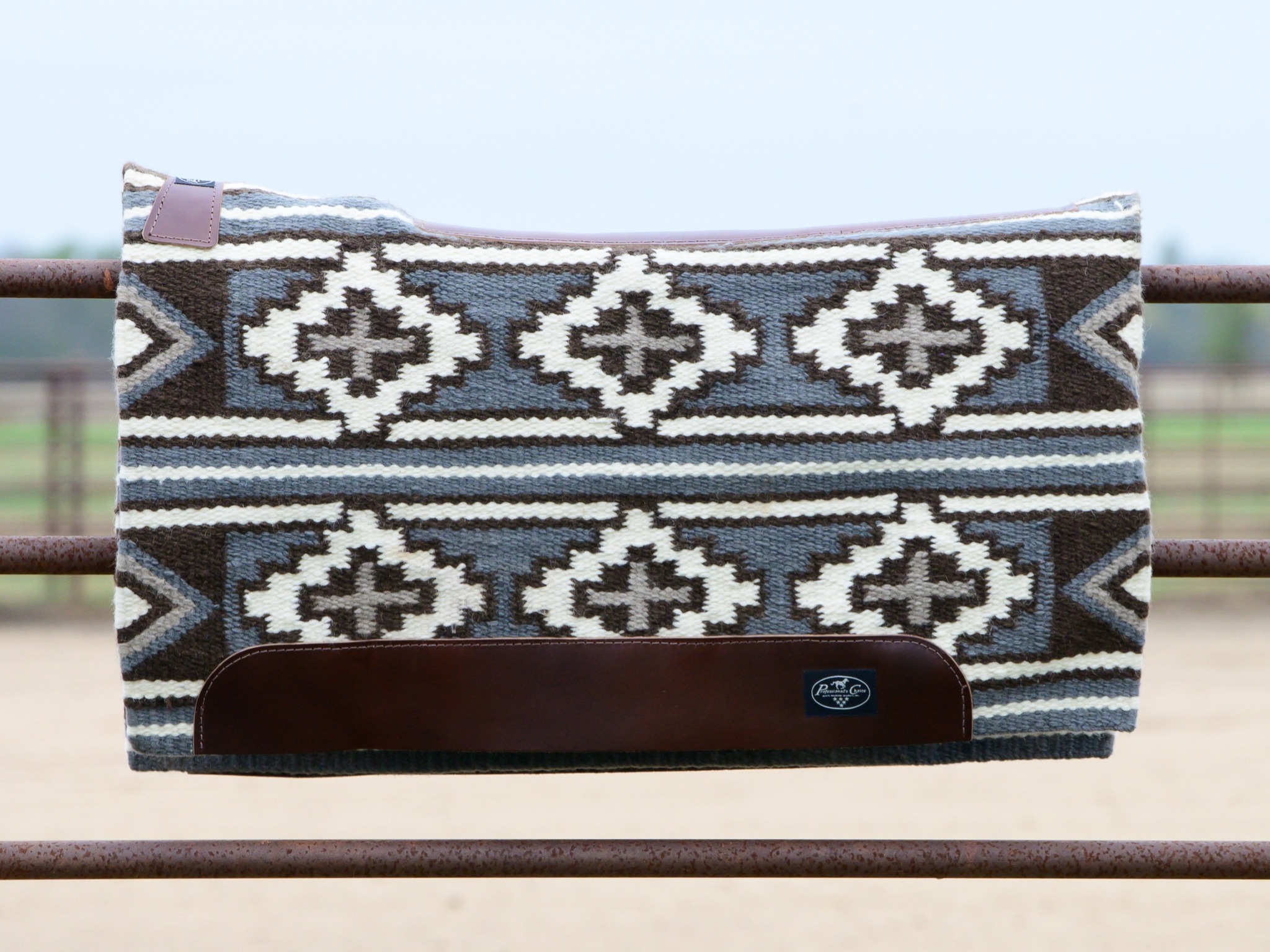 ProfChoice Fuse Navajo Top Steam-Pressed Westernpad Charcoal Chocolate