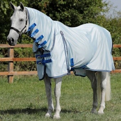 Premier Equine Combo Mesh Air Fly Rug with Surcingles Blue B