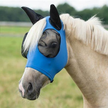 Busse Fly Mask Twin Fit Flexi Blue