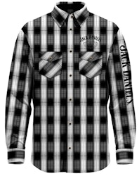 Western Shirt Jack Daniels Plaid Shirt B