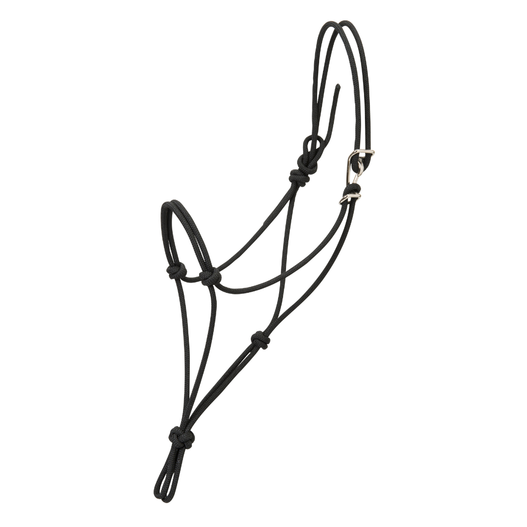 Weaver Silvertip NO.95 Rope Halter With Clip Black Average