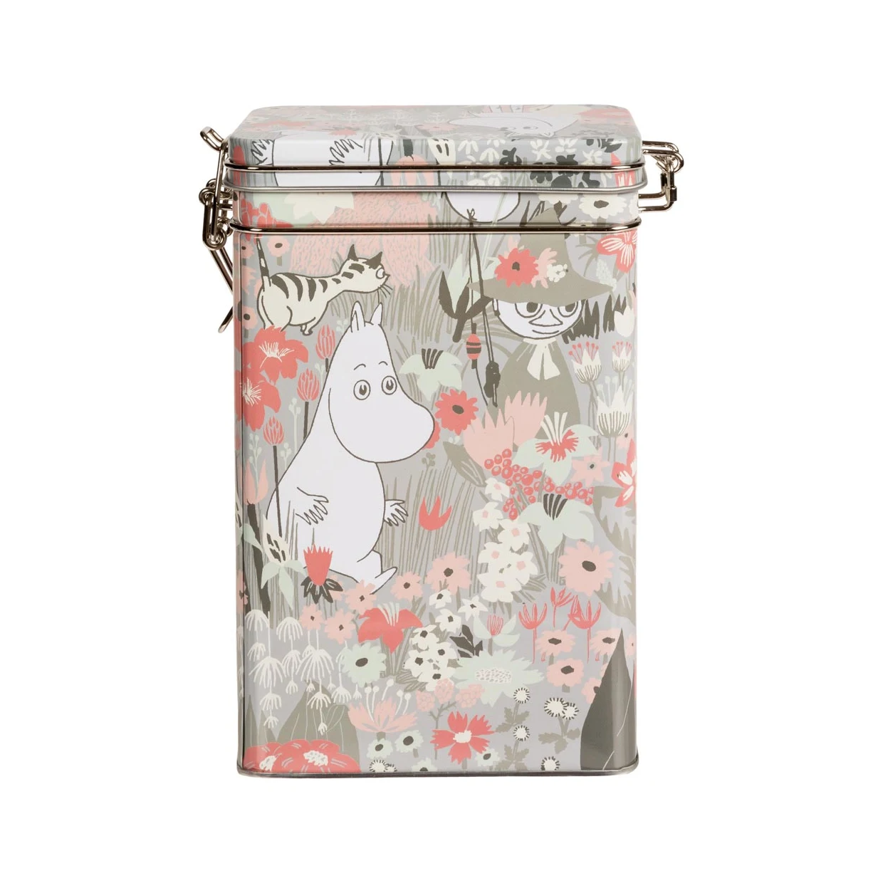Mumin Smörblomma kaffeburk grön