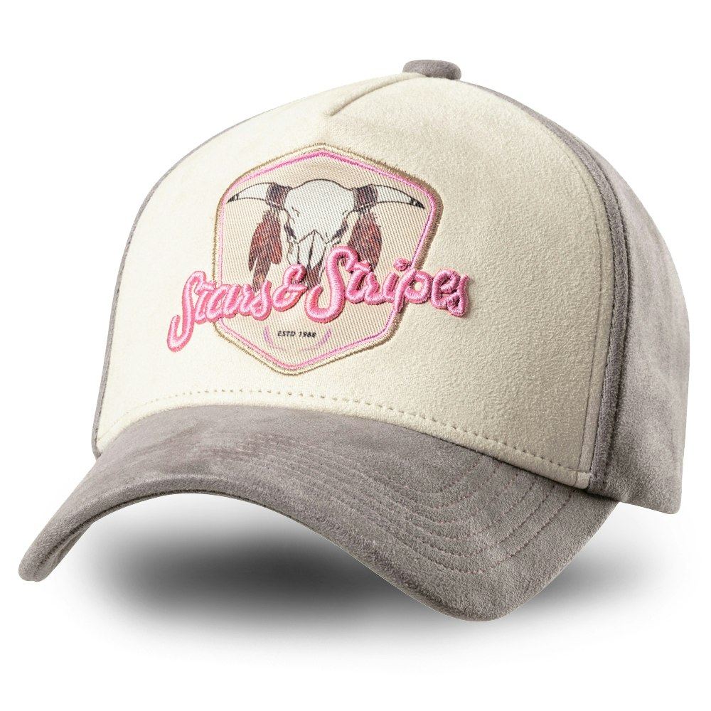 Stars & Stripes Trucker Cap Buffalo Pink