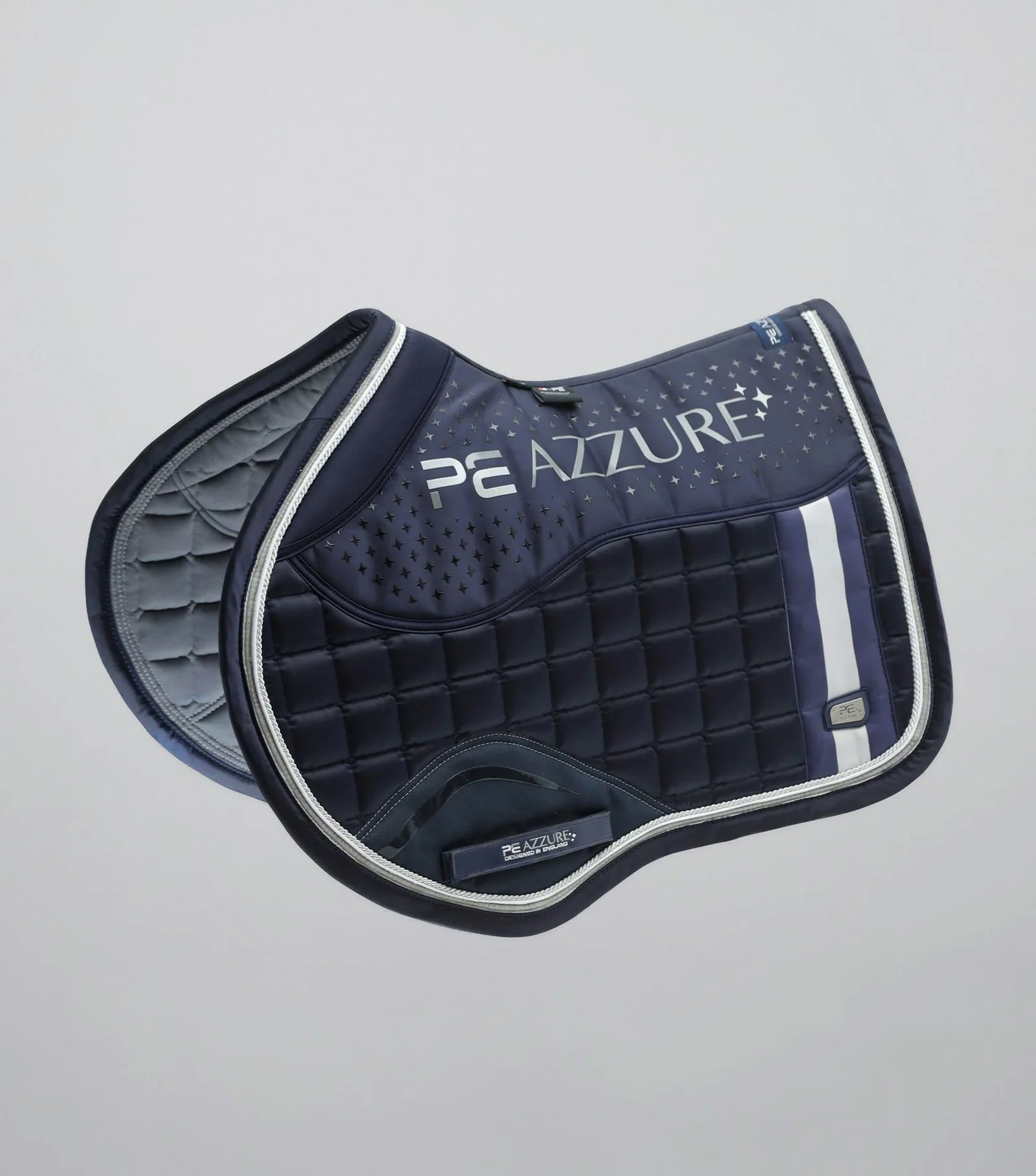 Azzure Anti-Slip Satin GP Jump Square Navy / Full