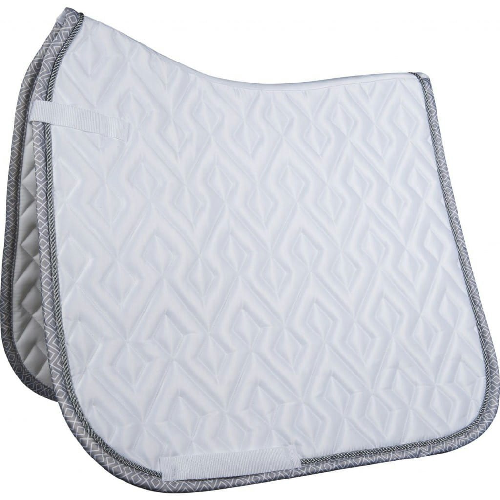 HKM Saddle Pad Della Sera Competition CM Style Dressage Full White