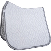 HKM Saddle Pad Della Sera Competition CM Style Dressage Full White